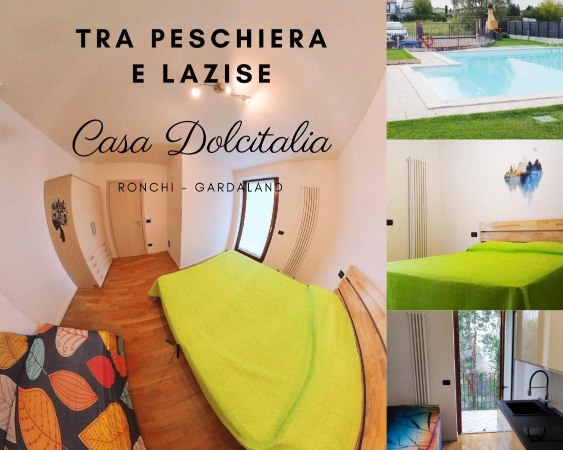 Casa Dolcitalia A Gardaland Con Piscina Apartment Ronchi  Bagian luar foto